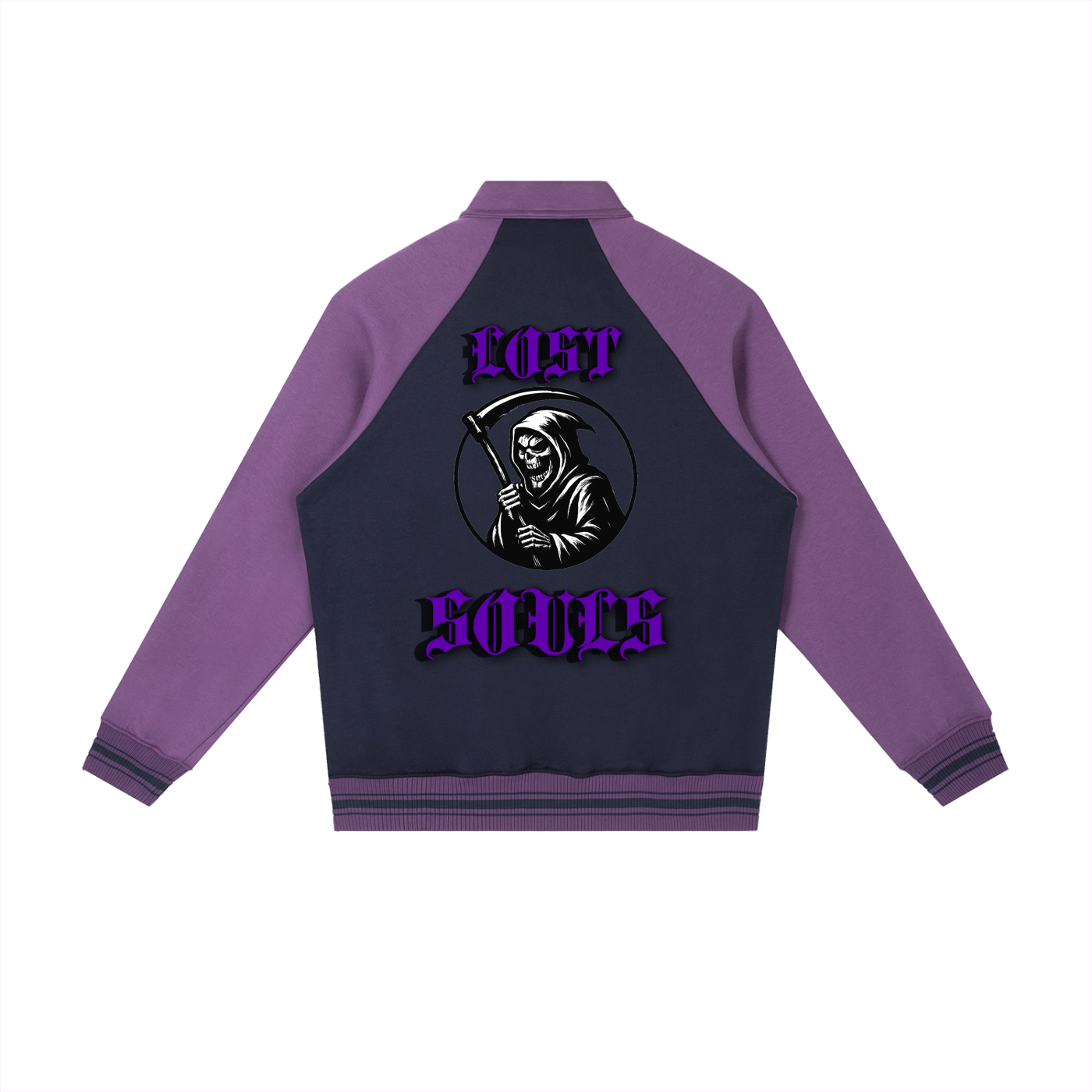 LOST SOULS - Reaper Varsity Jacket